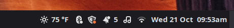 Screenshot Taskbar